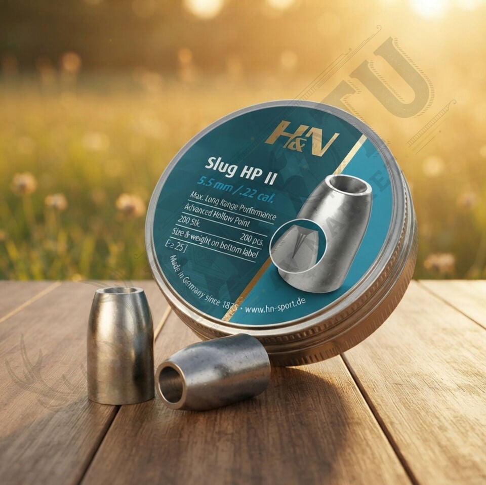 H&N Slug HP 5.5 mm (.22 Caliber) 25 Grain Havalı Tüfek Saçması