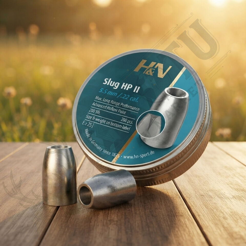 H&N Slug HP 5.5 mm (.22 Caliber) 27 Grain Havalı Tüfek Saçması