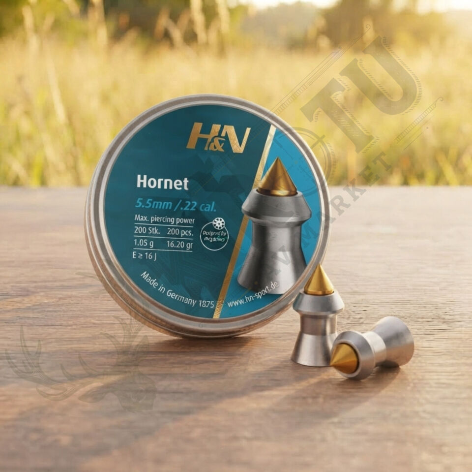 H&N Hornet 5.5 mm (.22 Caliber) 16.20 Grain Havalı Tüfek Saçması